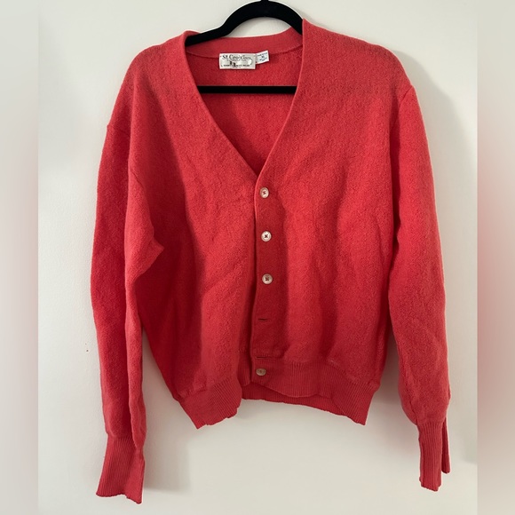 St. Croix Vintage Cardigan pink XL - Picture 1 of 3